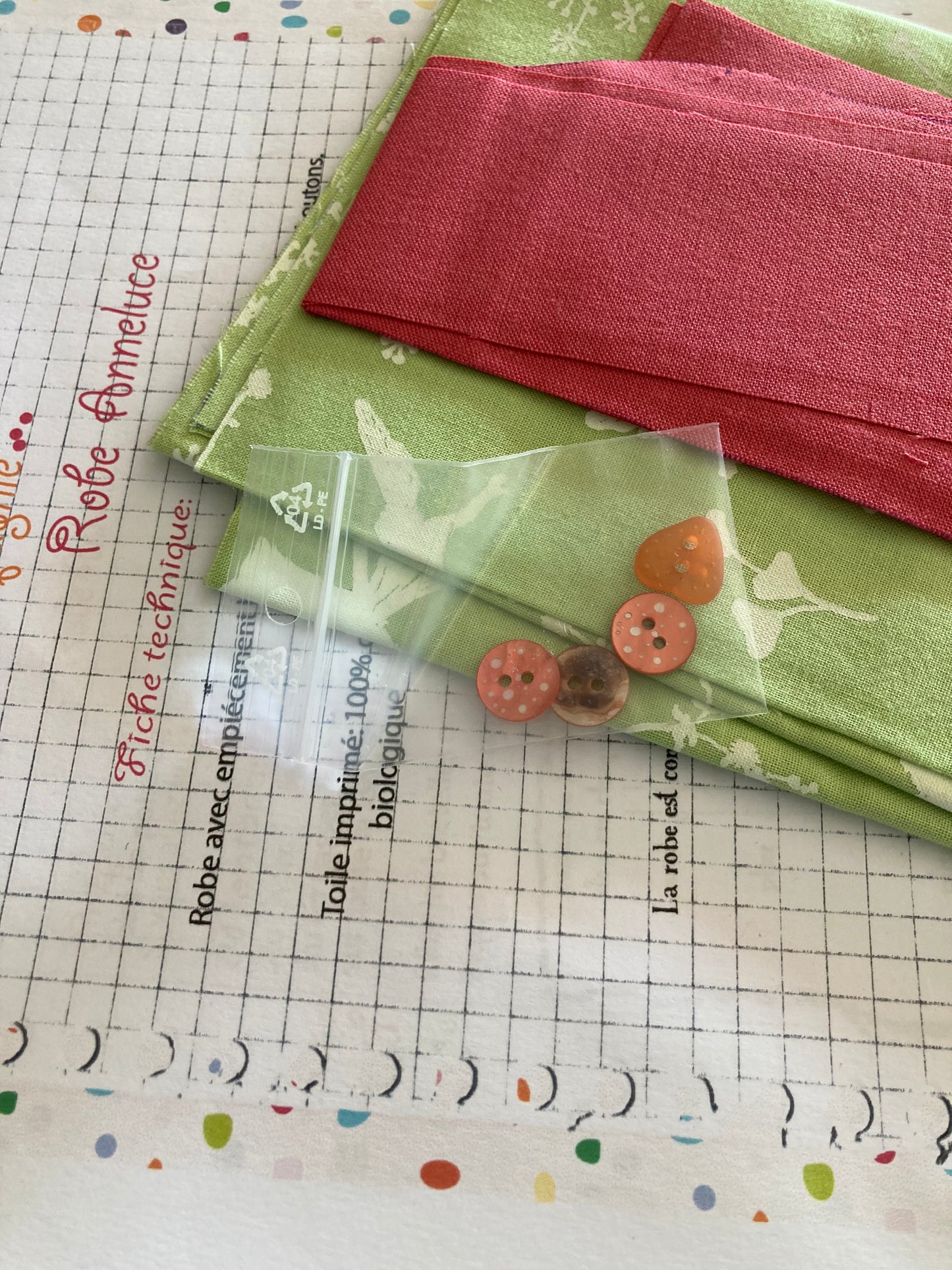 Créez la Plus Belle des Robes - Kit de Couture Complet empiècement haut Anne-Luce.