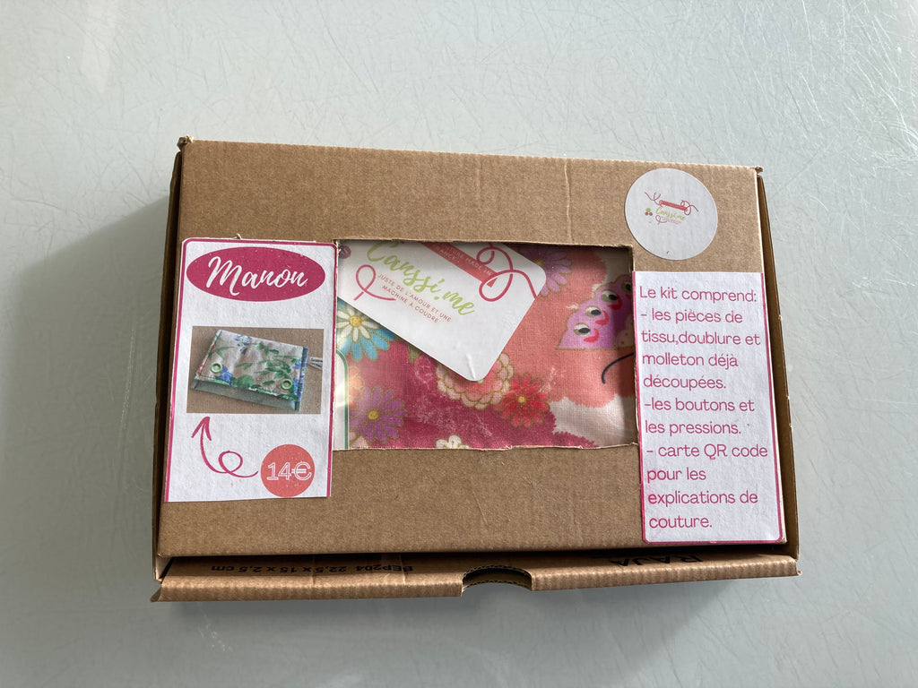 Créez la Plus Belle des  Pochettes matelasée - Kit de Couture Complet  Manon