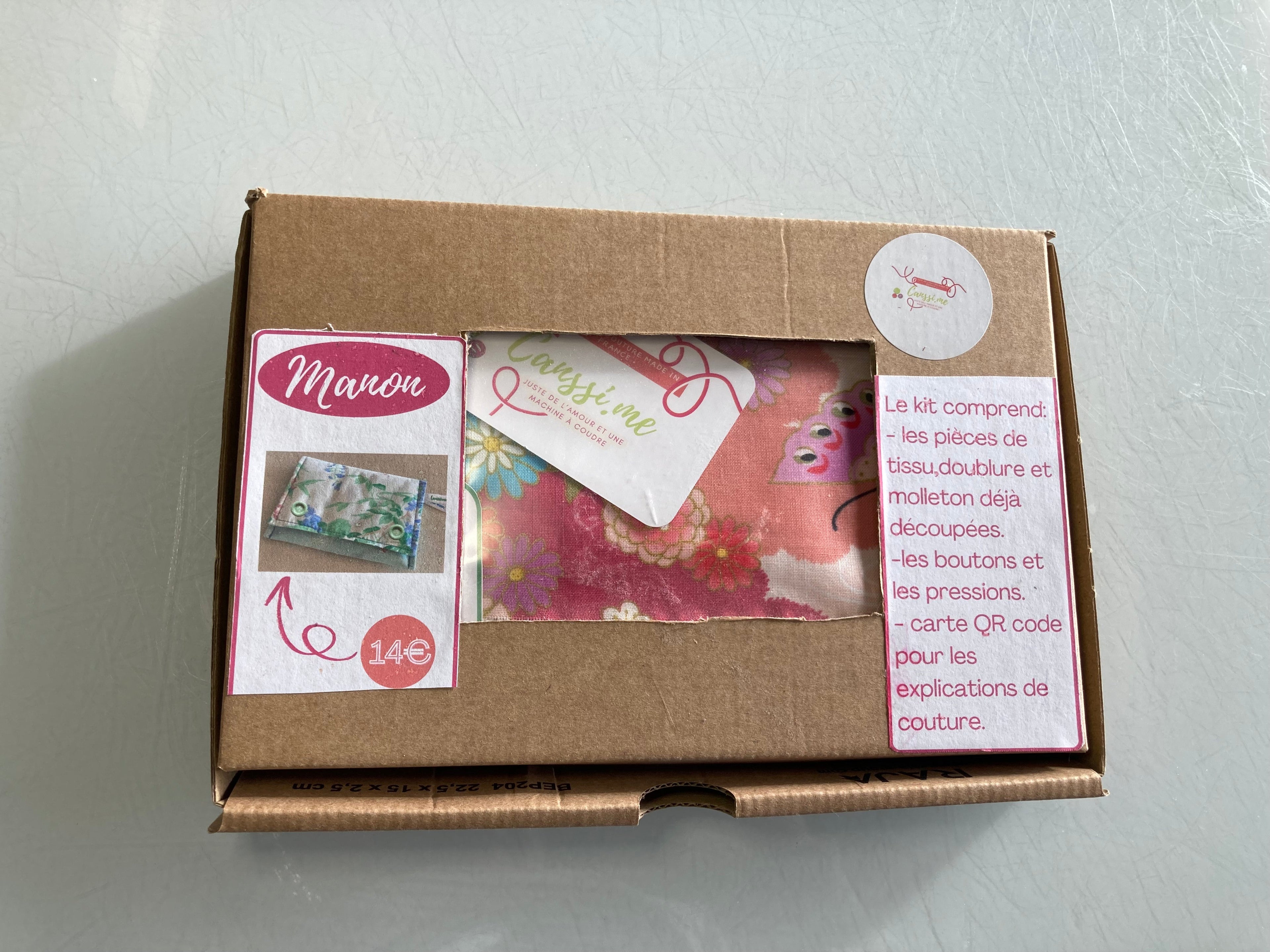 Créez la Plus Belle des  Pochettes matelasée - Kit de Couture Complet  Manon