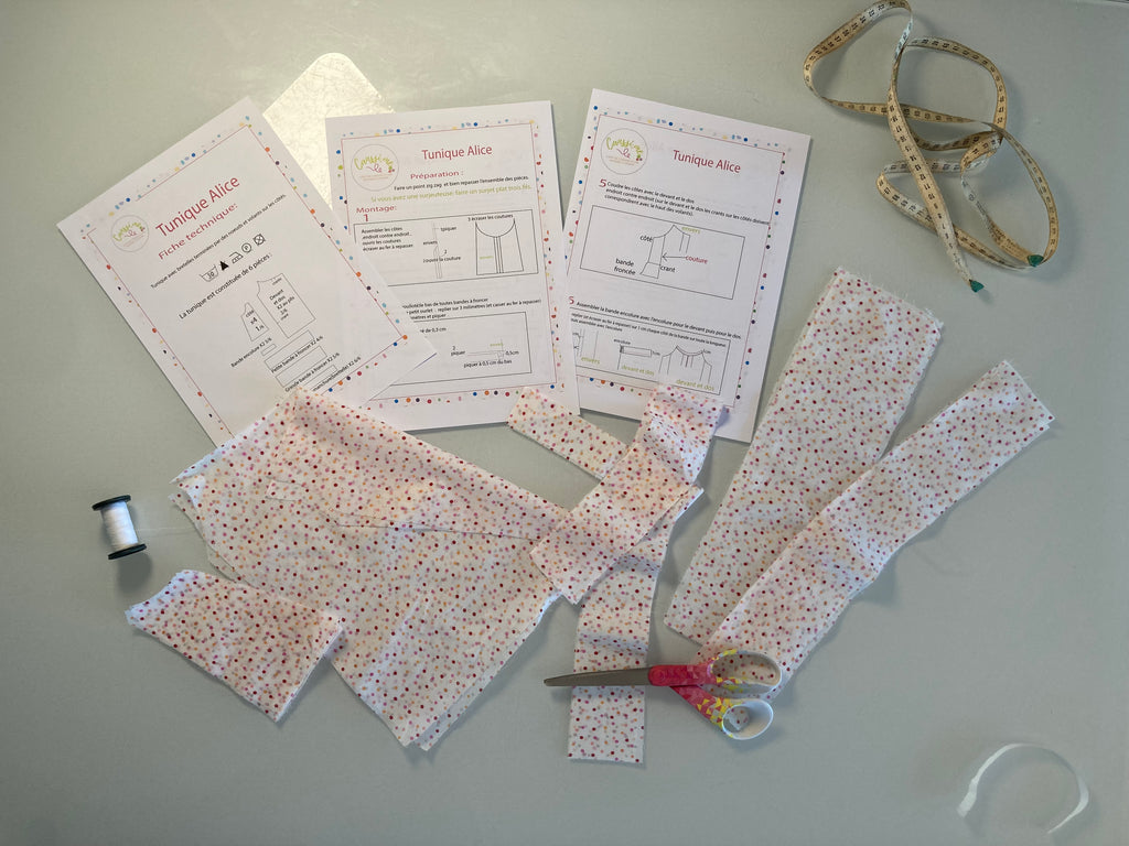 Créez la Plus Belle des Tunique- Kit de Couture Complet Alice.