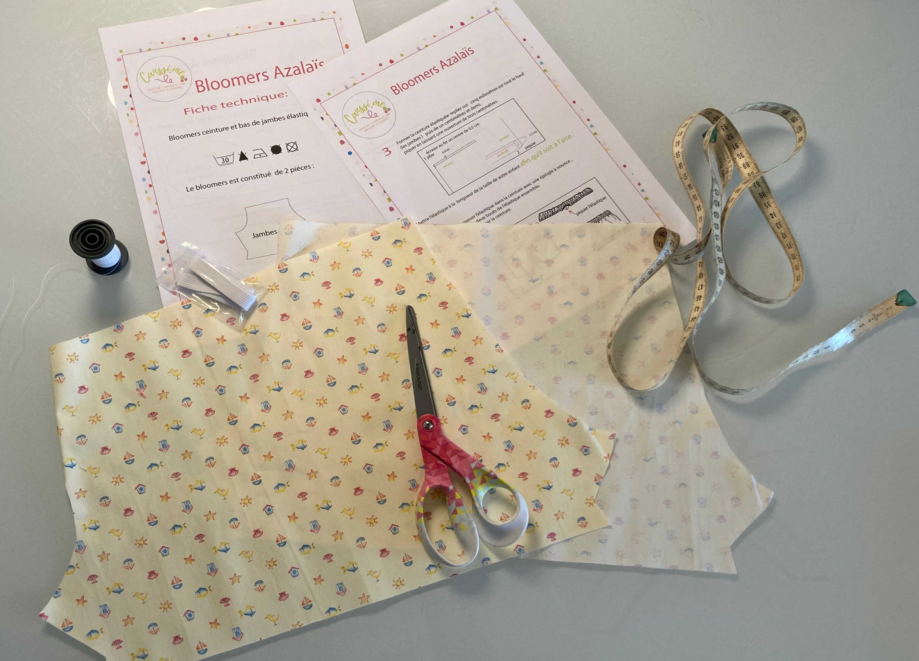 Créez le Plus Beau des Bloomers- Kit de Couture Complet Azalaïs